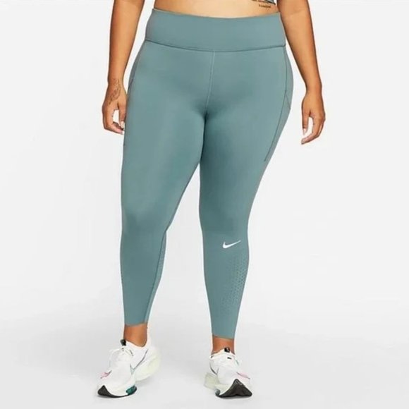 Nike Epic Luxe Mid-Rise Pocket Running Leggings 3X - Picture 2 of 15